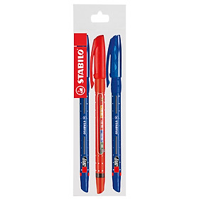 Combo Stabilo BP588F-C3B (BP588F-BU x 2 + RD x 1)