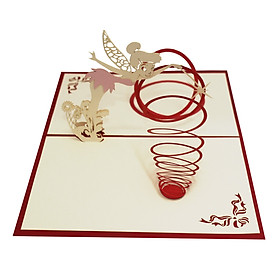 Thiệp Nổi 3D Ninrio - Angels 2 - BT013