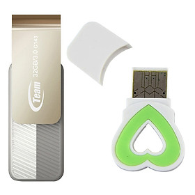 Bộ 1 Đầu Đọc Thẻ Nhớ Và 1 USB 3.0 Team Group INC C143 32GB - Hàng Chính Hãng