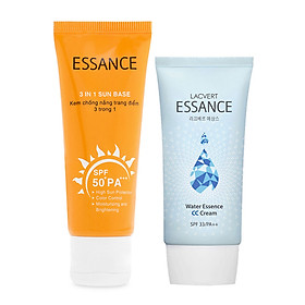 Combo 2 Sản Phẩm Trang Điểm Chống Nắng Essance