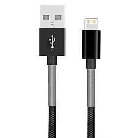 Dây Cáp Sạc Dành Cho iPhone Bagi 1m CB-IF10 (Đen) - Hàng Chính Hãng