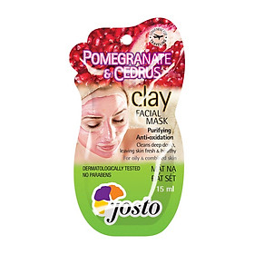 Mặt Nạ Đất Sét Đỏ Và Lựu Josto