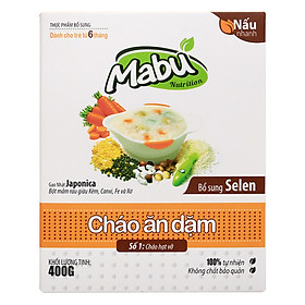 Cháo Ăn Dặm Mabu Hạt Vỡ (400g)