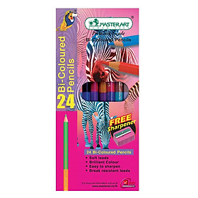 Bút Chì 2 Đầu 24 Màu Masterart Elephant 24C