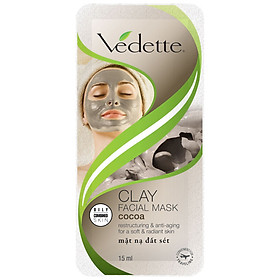 Mặt Nạ Đất Sét Vedette Cocoa 15g