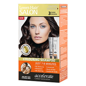 >> SO SÁNH GIÁ DẦU GỘI ZOOLEO | Shopee Lazada Sendo Tiki 30 Dầu Gội Nhuộm Tóc Lover's Hair Salon 3 Dark Brown Wellwisse 9700041 (60ml / Tuýp)