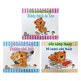 Combo Gấu Bông Teddy (3 Quyển)