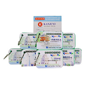 Nơi bán COMBO Trọn Bộ KatchUp Flashcard Trung Cấp Tiếng Nhật N3 - High Quality - Giá Từ -1đ