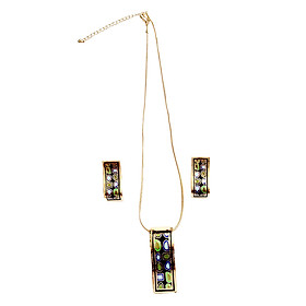 Bộ Trang Sức Sơn Tĩnh Điện Crystal PNQ S16003