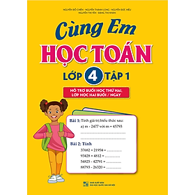 Nơi bán Cùng Em Học Toán Lớp 4 - Tập 1 (Bản Màu) - Giá Từ -1đ