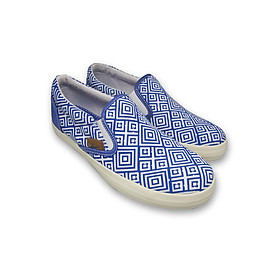 Giày Slip On Nữ D&A L1604 - Tím Xanh