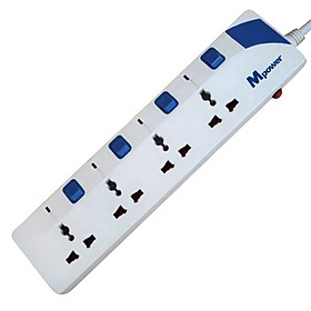 Mua Ổ Cắm Điện 4 Lỗ 3 Chấu 5m Mpower MP-245S (2500W)