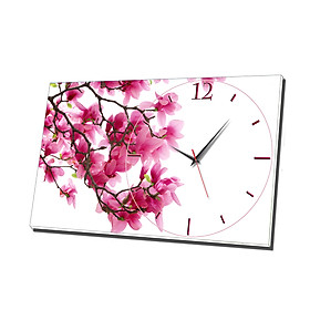 Đồng hồ để bàn Vicdecor hoa anh đào - DHB0005