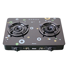 Mua Bếp Gas Dương Rinnai RV-615SLIM(GL-Bu) - Đen - Hàng Chính Hãng