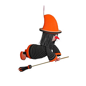 Phù Thủy Halloween Giấy Handmade Paper Craft Mẫu 2 - L