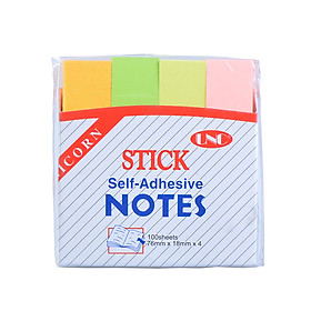 Nơi bán Giấy Note Dạ Quang 4 Màu - Giá Từ -1đ