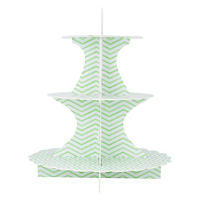Kệ Bánh 3 Tầng - Xanh Mint Sọc