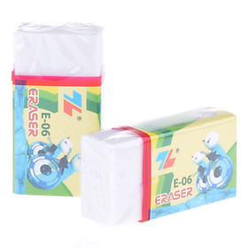 Vỉ 2 cục gôm thiên long e-06