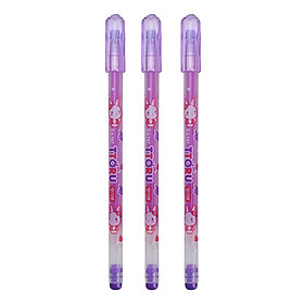 Vỉ 3 Cây Viết Nước Jtoru - Tím