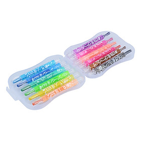 Sáp Vặn Hộp 12 Màu Ngắn BR-2001