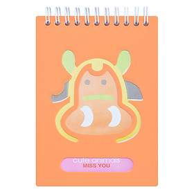 Sổ Lò Xo Cute Animals Miss You 50J01 (10.6 x 15 cm)