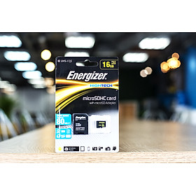 Mua Thẻ Nhớ Energizer 16GB Micro SDHC Class 10 Up To 80mb/s (Kèm Adapter) FMDABH016A - Hàng Chính Hãng