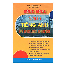 Dùng Đúng Giới Từ Tiếng Anh