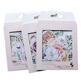 Bộ Die Cut Hình Trang Trí Fairy Corner - Song Of The Flowers (30 Miếng) - EM00DI29