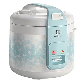 Nồi Cơm Điện Electrolux ERC3205 - 1.8L (Trắng Họa Tiết Hoa Xanh) - Hàng chính hãng