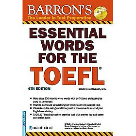 Essential Words For The TOEFL - 4th Edition (Tái Bản 2017)