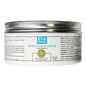 Kem Tẩy Tế Bào Chết Organic Fuji White Herb Scrub Cream (150ml)