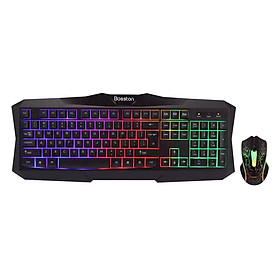 Mua Bộ Bàn Phím Và Chuột Chuyên Game Bosston G837 Led 7 Màu (Đen)