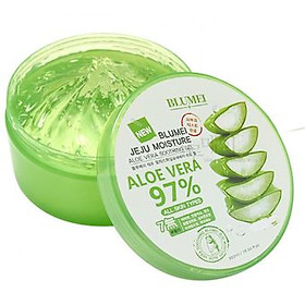 Gel Dưỡng Thể, Dưỡng Mặt Blumei Jeju Aloe Vera Soothing Gel 97% 300ml
