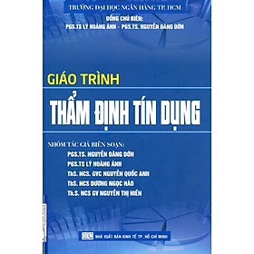 Giáo Trình Thẩm Định Tín Dụng