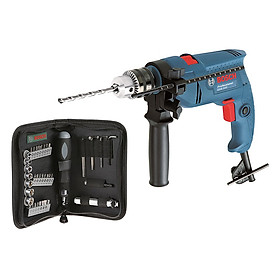 Máy Khoan Động Lực Bosch GSB 550 (550W) Và Bộ Dụng Cụ 38 Chi Tiết