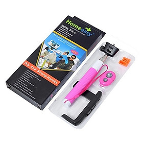 Mua Gậy Chụp Hình Homeeasy Z07-5 Và Remote - Hồng - Hàng Chính Hãng