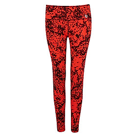 Quần Legging Nữ Just Feel Free H6840 - Cam Họa Tiết Đen (Size