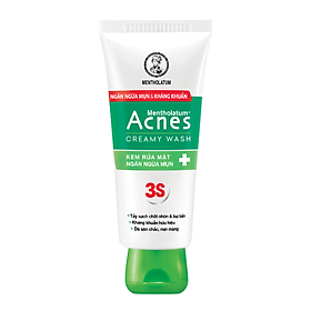 Kem Rửa Mặt Ngăn Ngừa Mụn Rohto Acnes 50g