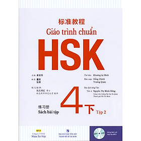 Hình ảnh sách Giáo Trình Chuẩn HSK 4 Bài Tập (Tập 2)