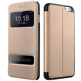 Bao Da Baseus Pure View Cho iPhone 6 - Vàng Champange