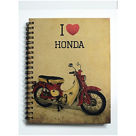 Nơi bán Sổ Tay Xe Cổ - I Love Honda - Giá Từ -1đ