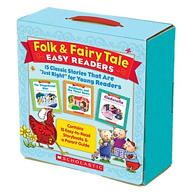 [Hàng thanh lý miễn đổi trả] Folk and Fairy Tale Easy Readers Parent Pack : 15 Classic Stories That Are "Just Right" for Young Readers