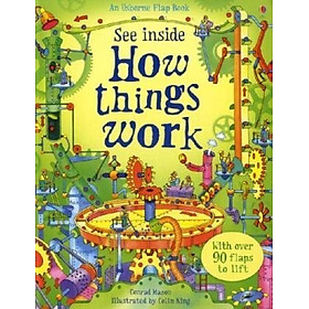 Hình ảnh Sách tương tác tiếng Anh - Usborne See Inside How Things Work