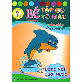 Download sách Bé Tập Tô Màu Mẫu Giáo - Động Vật Dưới Nước