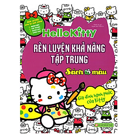 Hello Kitty - Rèn Luyện Khả Năng Tập Trung (Tô Màu)