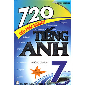 Download sách 720 Câu Trắc Nghiệm Tiếng Anh 7