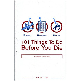 Hình ảnh sách 101 Things To Do Before You Die (Paperback)