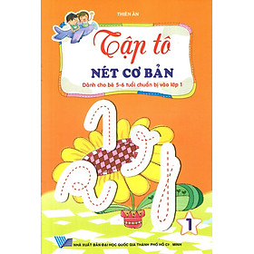 Download sách Tập Tô: Nét Cơ Bản (Dành Cho Bé 5 - 6 Tuổi) (Tập 1)