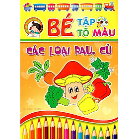 Nơi bán Bé Tập Tô Màu - Các Loại Rau Củ - Giá Từ -1đ