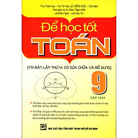 Để Học Tốt Toán Lớp 9 (Tập 2)